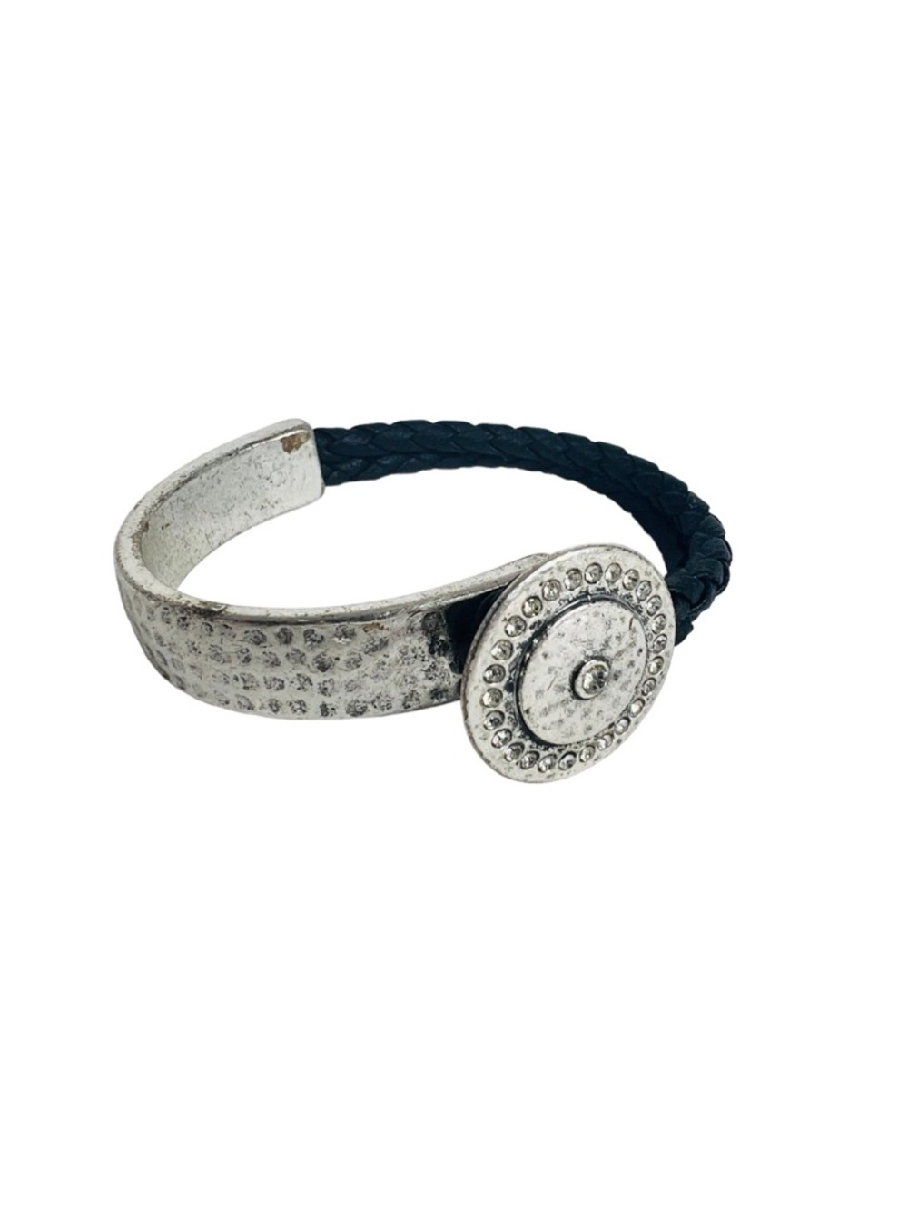 Premier Design Black faux leather bracelet